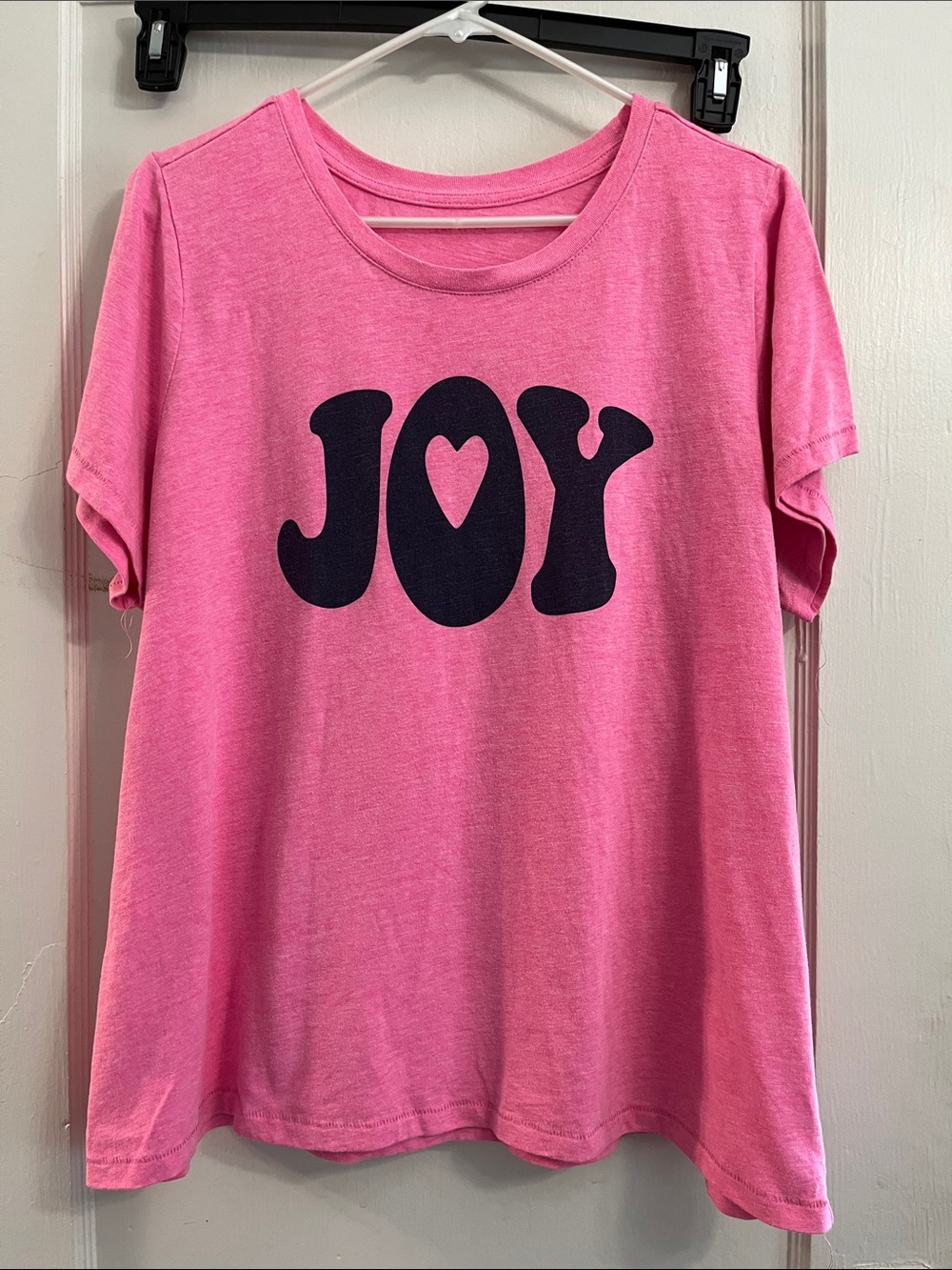 Lane Bryant Pink Tee with Navy JOY Graphic